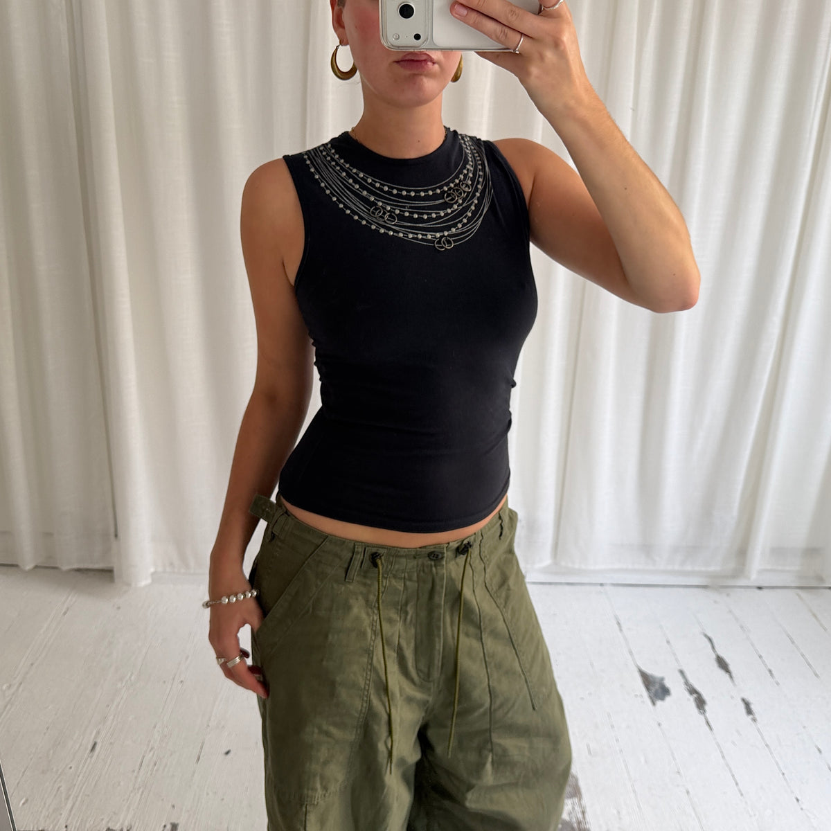 2000s Pierced Tank Top