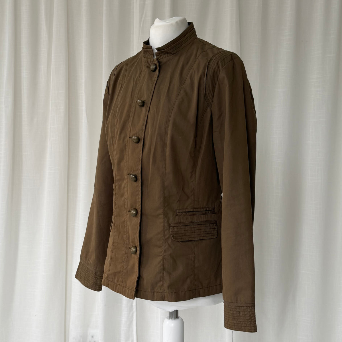 Khaki Military Utility Jacket