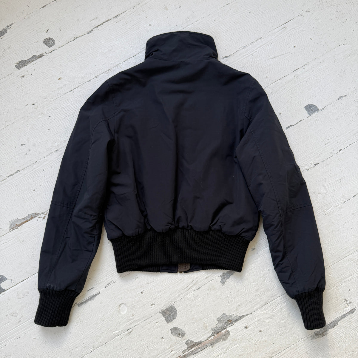 2000s Navy Padded Utility Bomber Jacket
