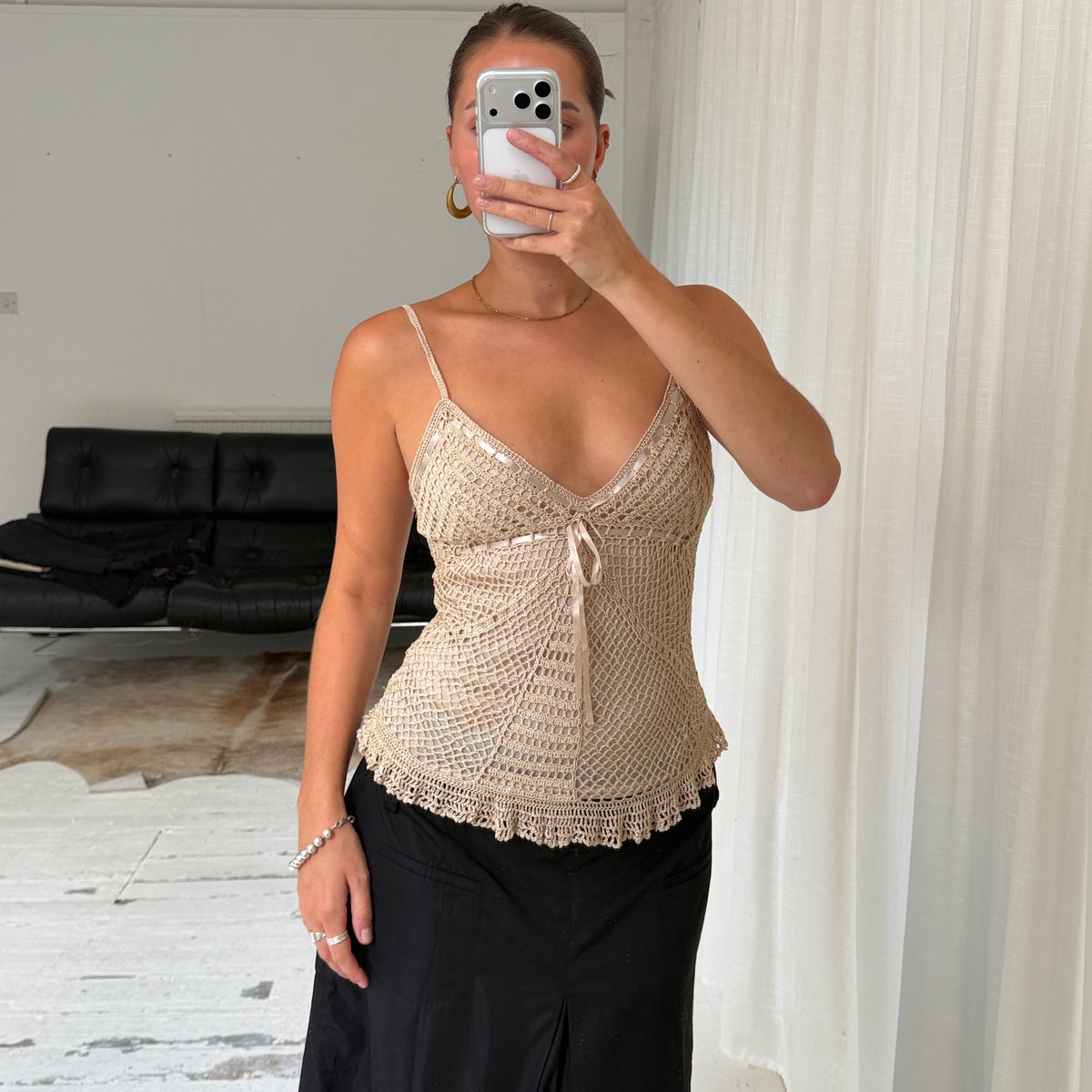 2000’s Crochet Cami Top