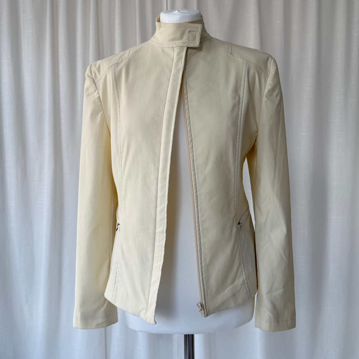 Italian Vintage Cream Tailored Jacket