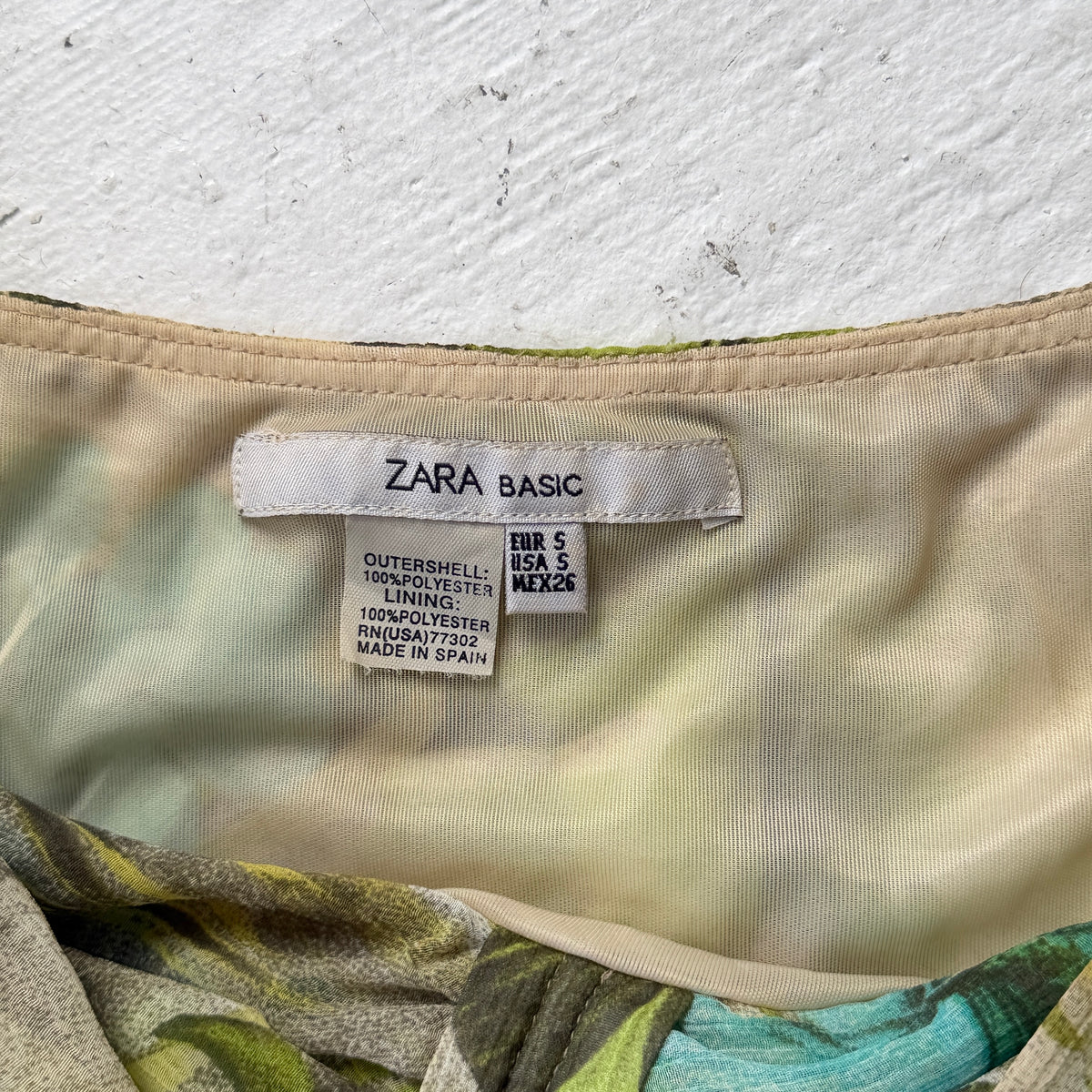 2000s Floral Mesh Bandeau Top