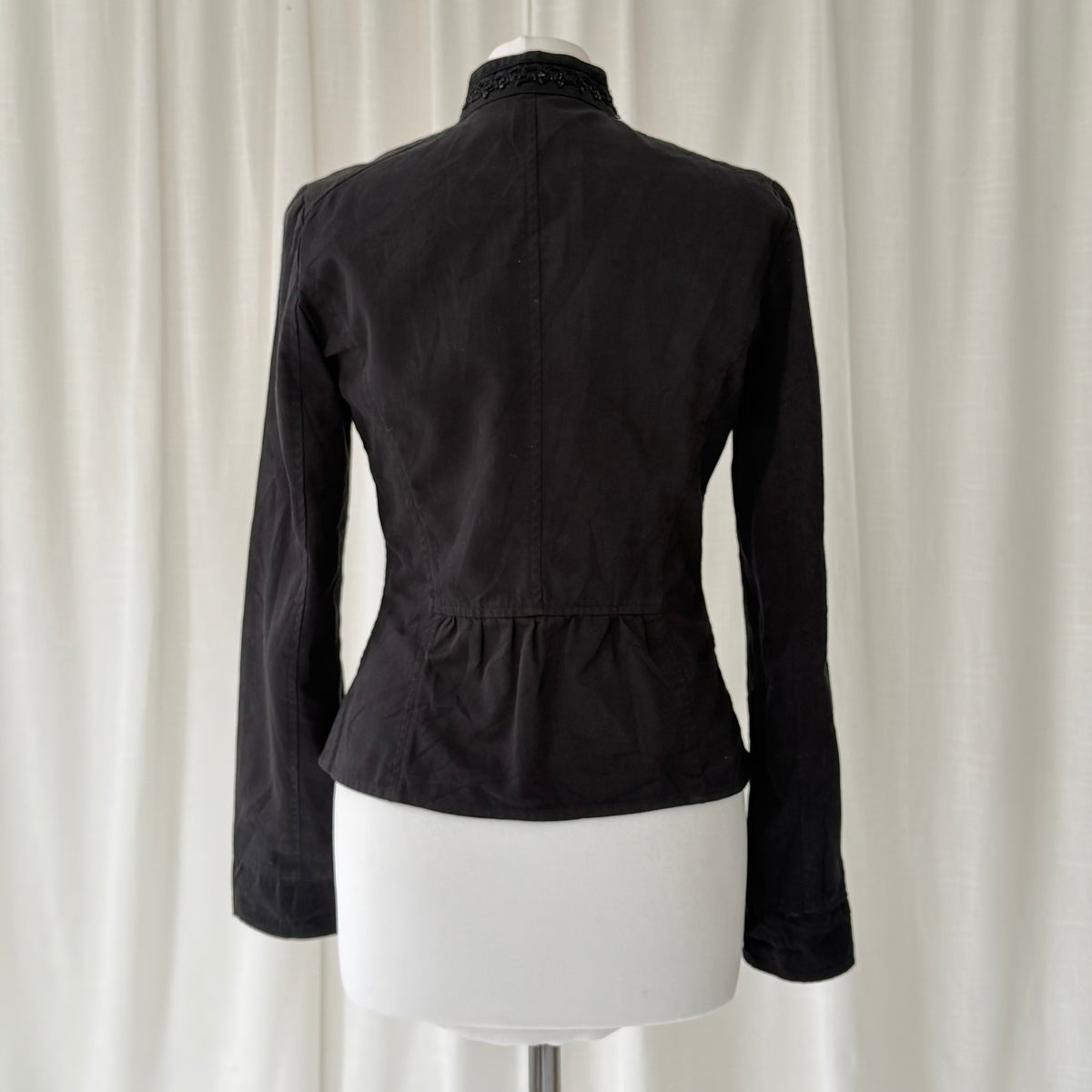 Promod Black Beaded Fitted Jacket