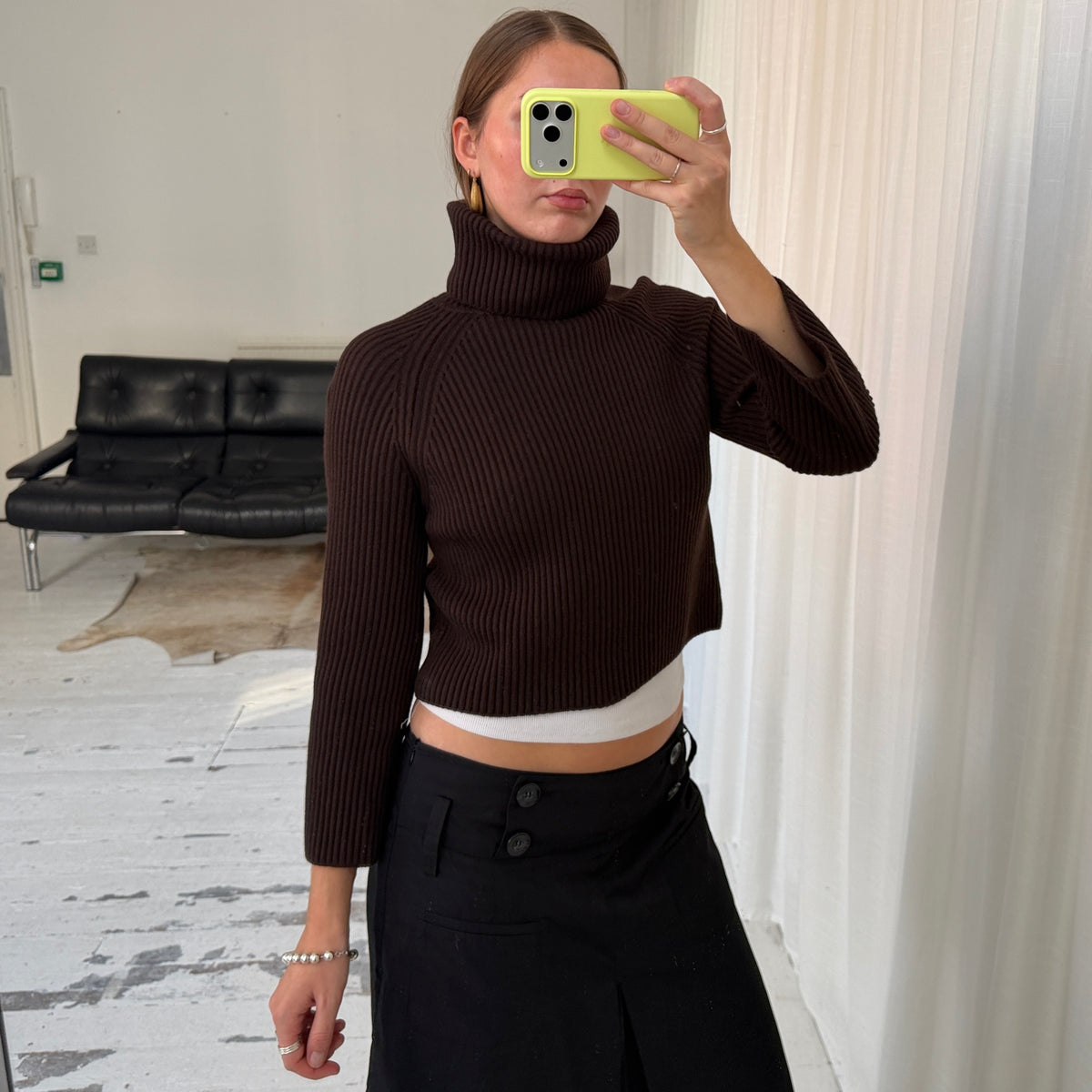 Luisa Spagnoli Pure New Wool Chunky Rollneck Jumper