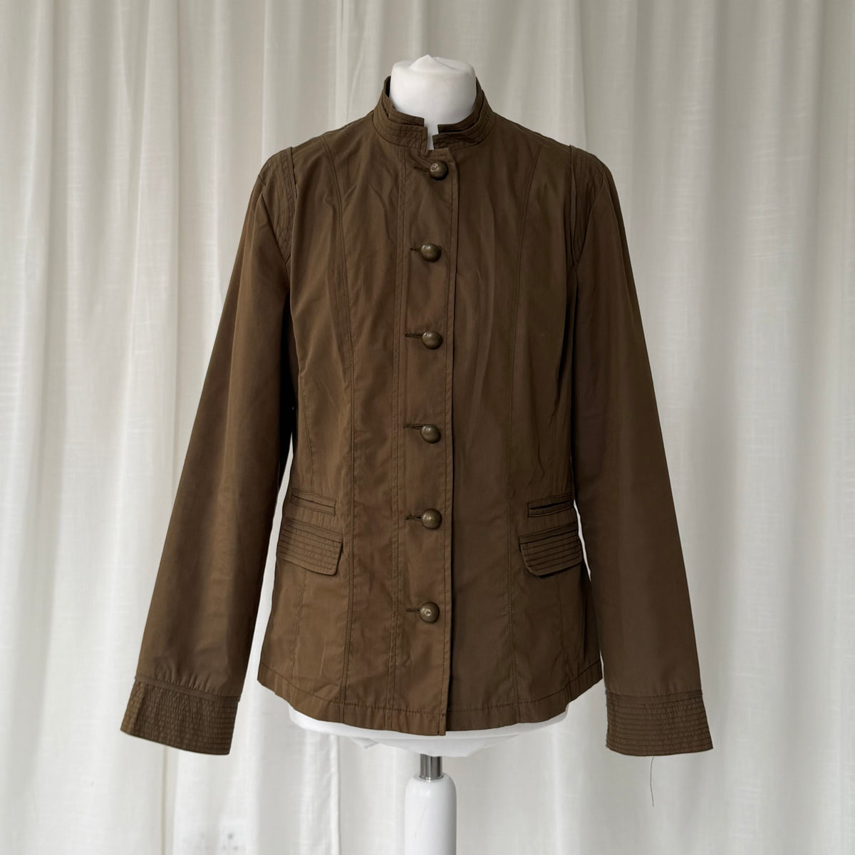 Khaki Military Utility Jacket