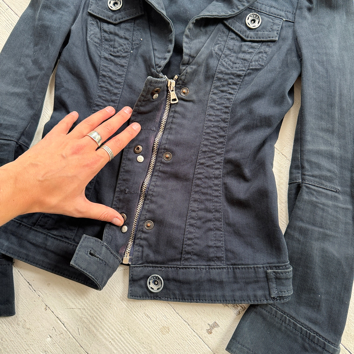 Miss Sixty Navy Denim Jacket