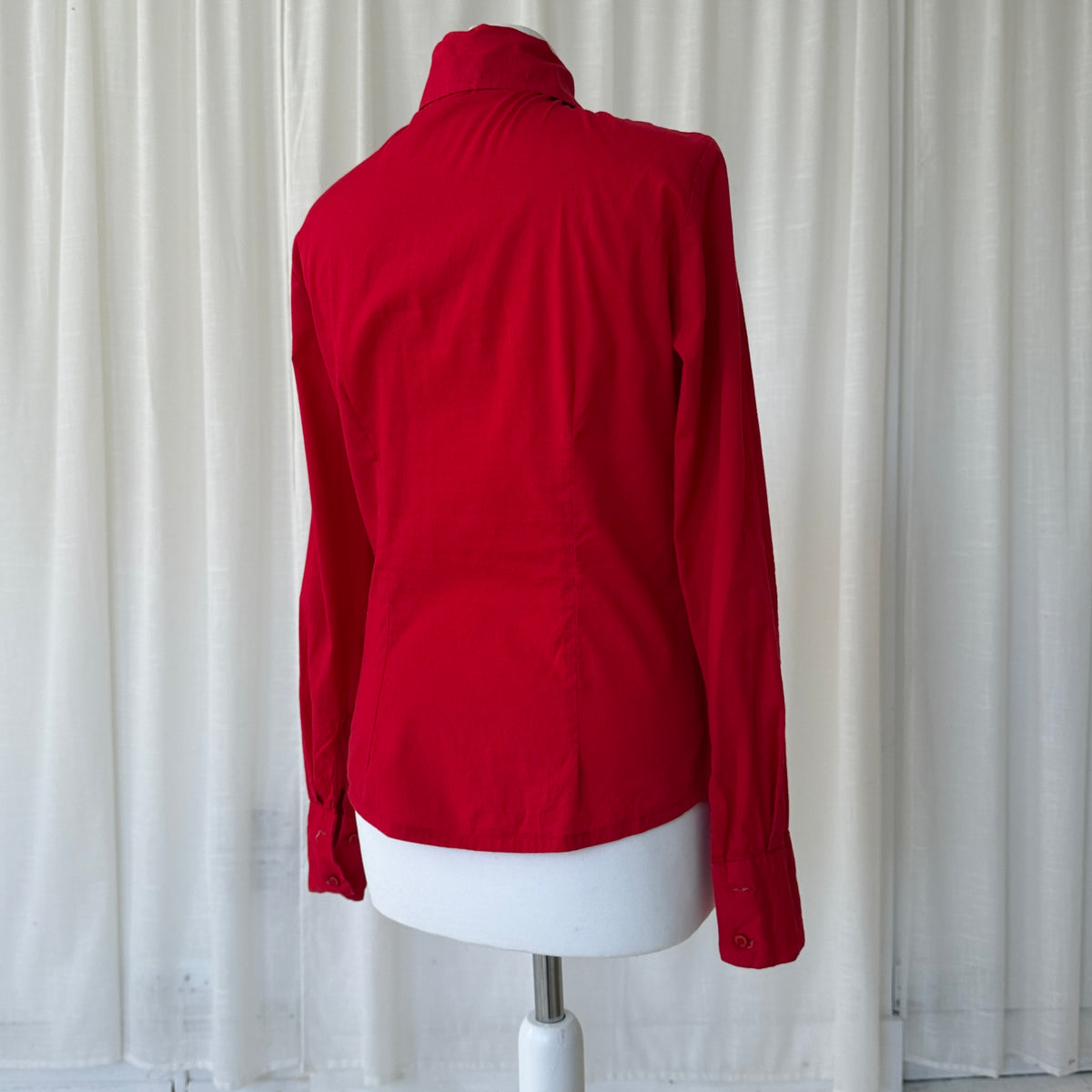 Italian Vintage Red Tailored Shirt