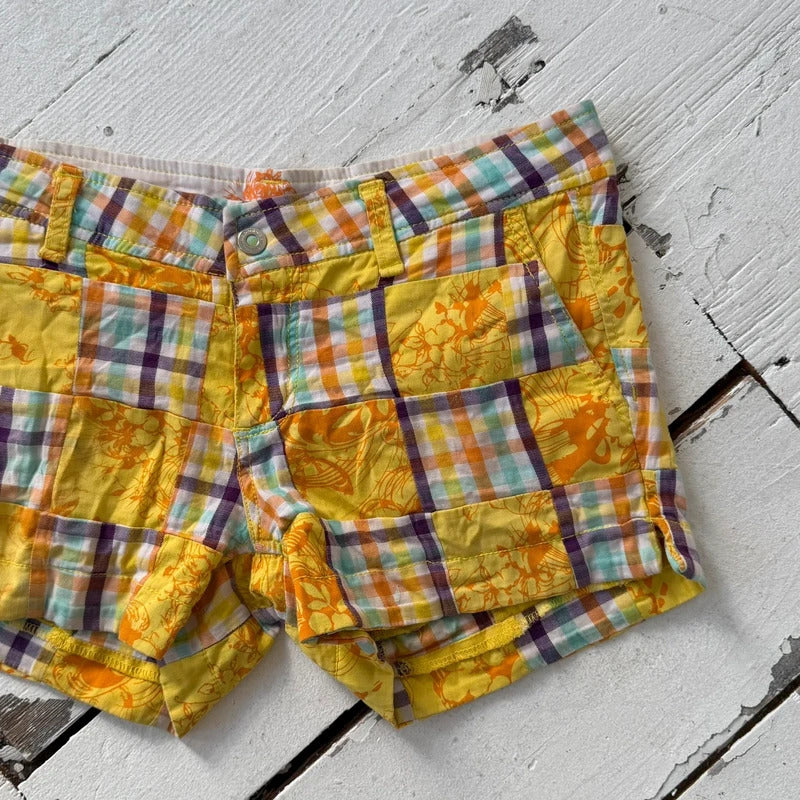 00s Pepe Jeans Patchwork Micro Shorts