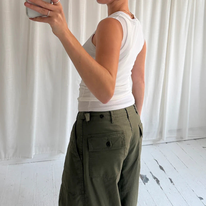 2000s Patchwork Mesh Top