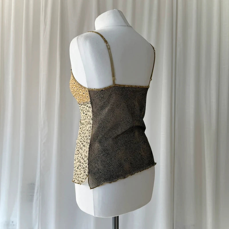 Intimissimi Floral Mesh Cami Top