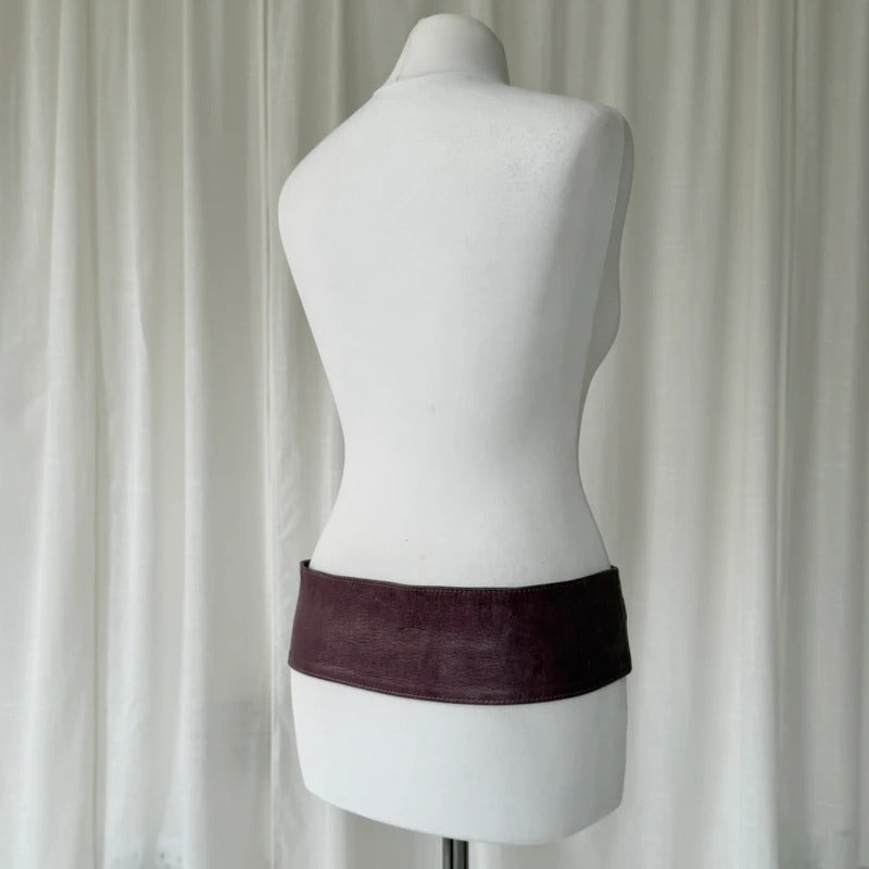 1990s Chunky Wide Leather Belt