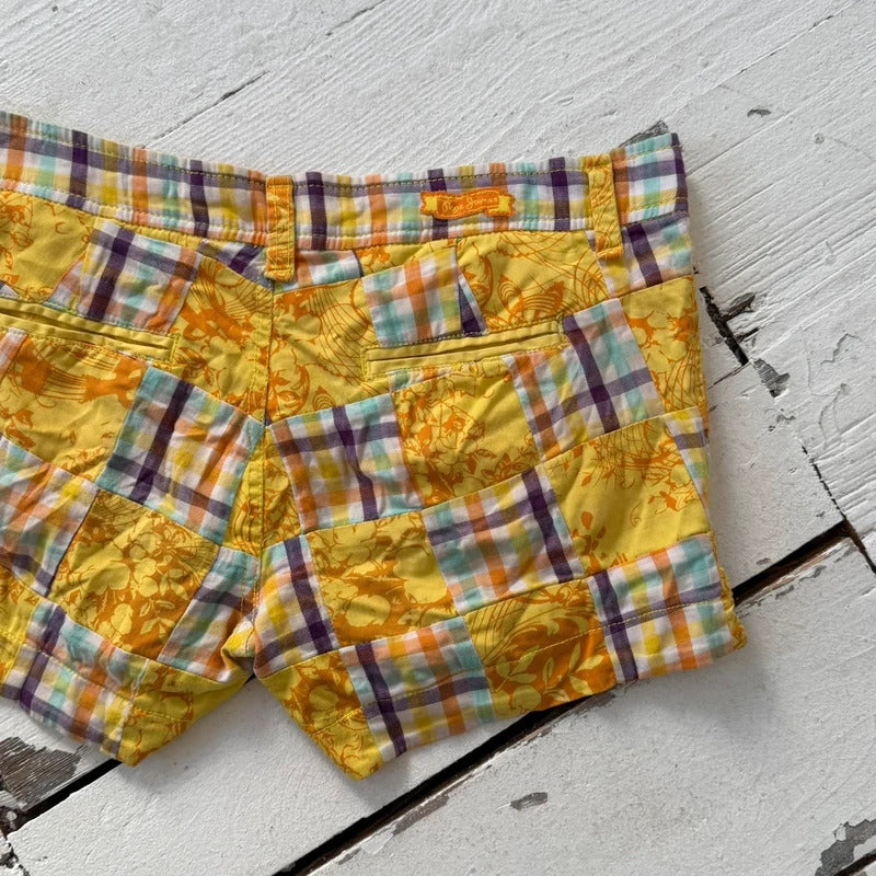 00s Pepe Jeans Patchwork Micro Shorts