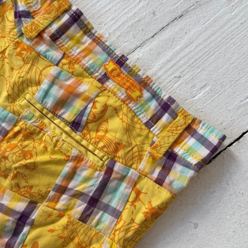 00s Pepe Jeans Patchwork Micro Shorts