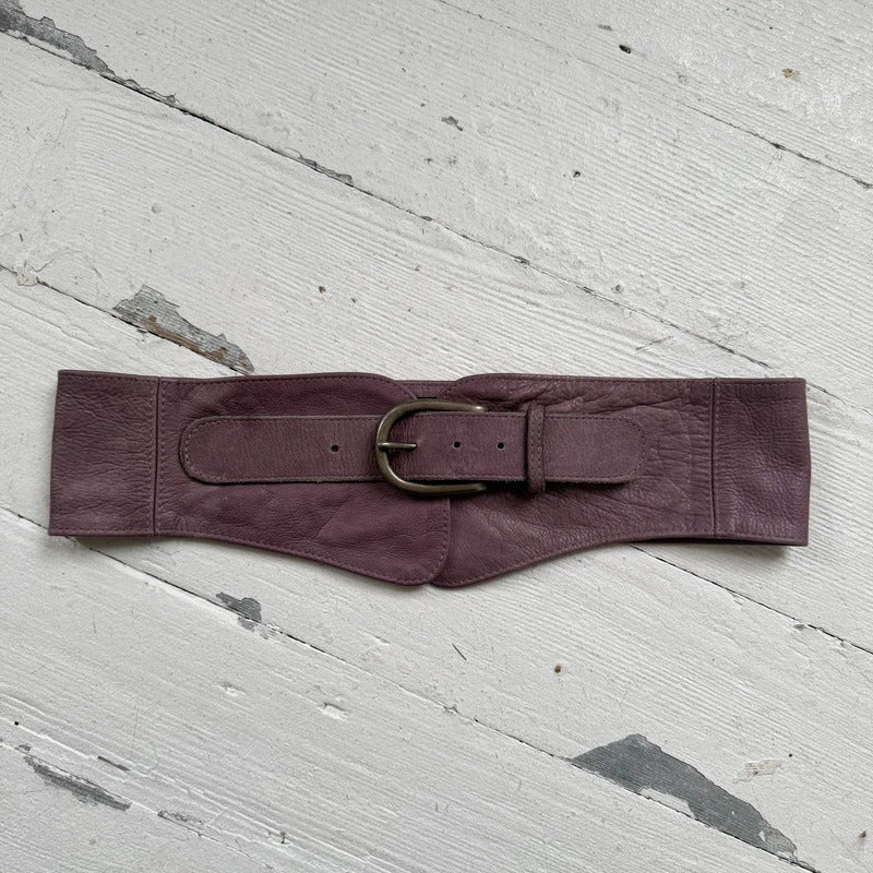 1990s Chunky Wide Leather Belt