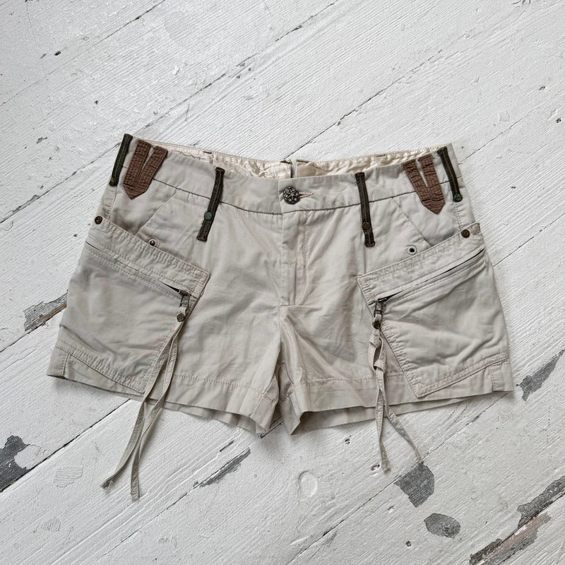 2000s Low Rise Utility Cargo Shorts